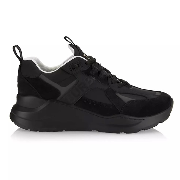 Burberry Sean Logo Low-Top Sneakers Black Men’s EU 40/US 7 - Picture 1 of 9